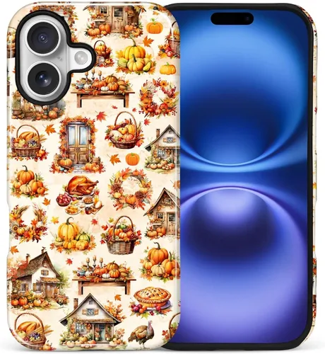 Vista 11 de Funda para iPhone 13 iPhone 14, a prueba de golpes, funda protectora híbrida de 2 capas, doble protección contra caídas, antiarañazos, diseño