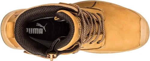 Vista 10 de Puma Safety Conquest Botas de trabajo impermeables con punta compuesta EH con cremallera lateral para hombre