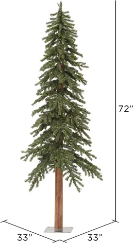 Vista 3 de Vickerman Alpine Árbol Natural con 105T