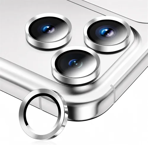 Vista 21 de Protector de lente de cámara para iPhone 15 Pro/15 Pro Max, protector de pantalla de vidrio templado, accesorios de cubierta de cámara individual