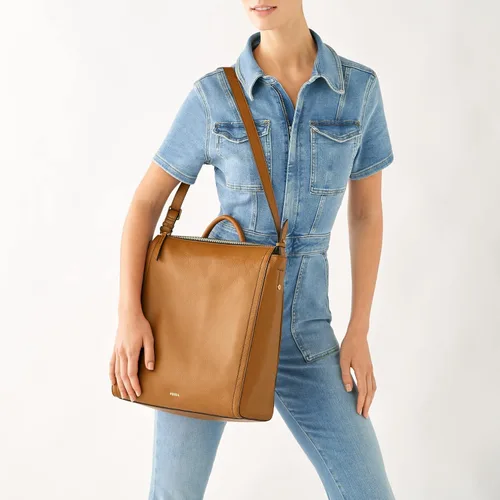 Vista 6 de Fossil Parker - Mochila convertible de cuero para mujer