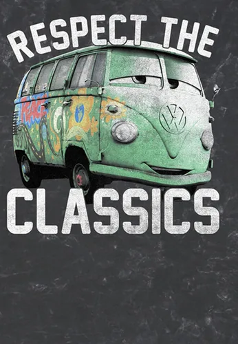 Vista 2 de Pixar Cars 1 & 2 Respect The Classics - Camiseta de manga corta para hombre joven