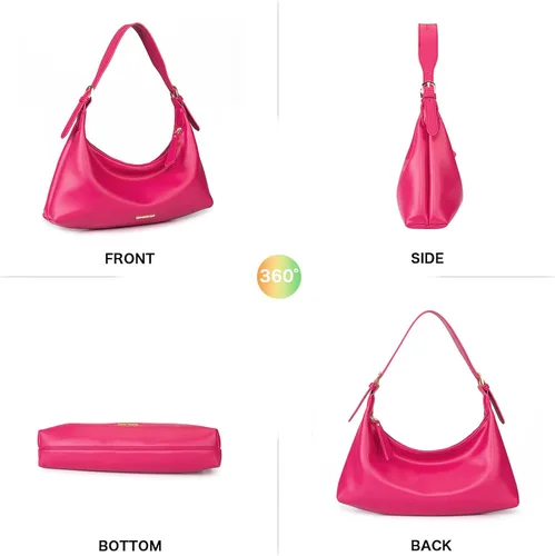 Vista 5 de Montana West Lindos bolsos de hombro para mujer, mini monederos de cuero y bolsos de mano