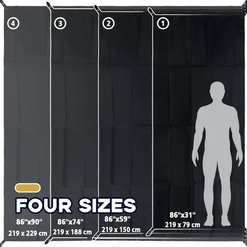 Vista 7 de Huella de tienda de campaña – 86 x 31 pulgadas, lona impermeable para camping, lona ultraligera para senderismo, mochileros y uso en la playa, bolsa