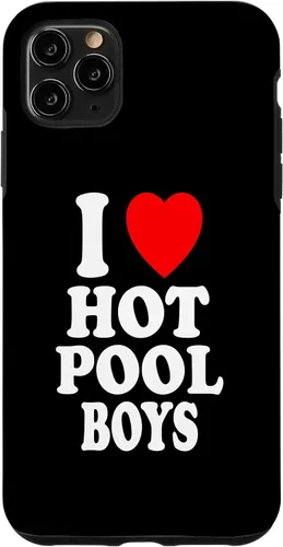 Vista 12 de iPhone 12 mini I Heart (Love) Hot Pool Boys Summer Cleaning MILF Cougar Case