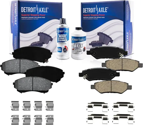 Vista 71 de Detroit Axle - Pastillas de Freno Delantero Izquierdo Reemplazo de Pinza de Disco para Ford Fusion Mazda 6 Lincoln MKZ Mercury Milan 2006-2012