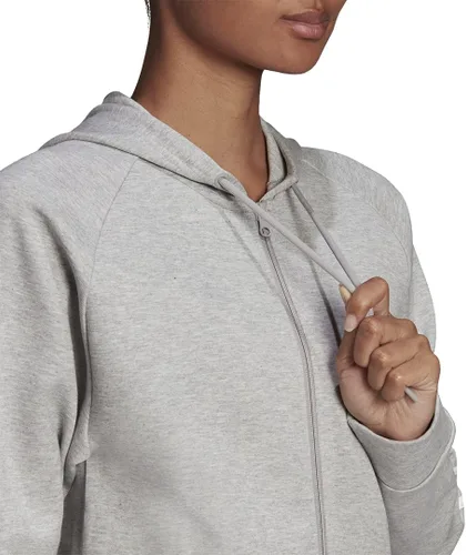 Vista 2 de adidas Camiseta deportiva con capucha de 3 rayas Future Icons para mujer