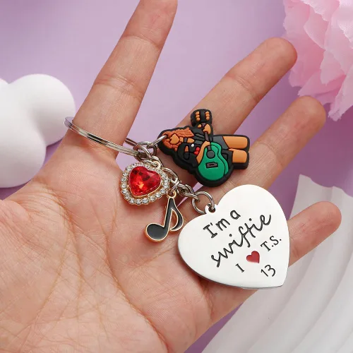 Vista 3 de KUSERON TS Merch Keychain Gifts For Fans Women Girls
