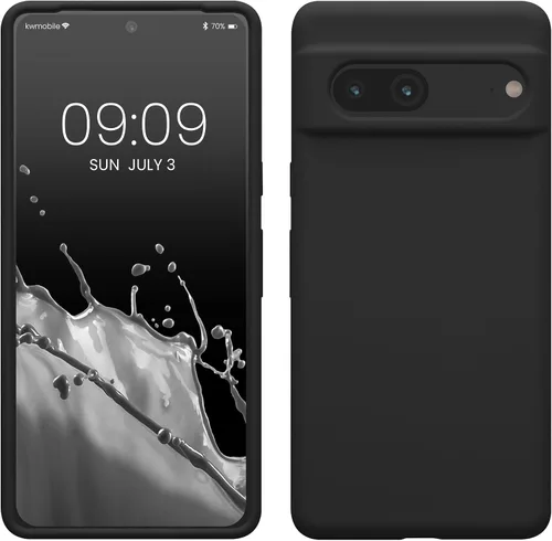 Vista 31 de kwmobile Funda compatible con Google Pixel 7 - Funda de silicona TPU con acabado suave - Piedra antigua