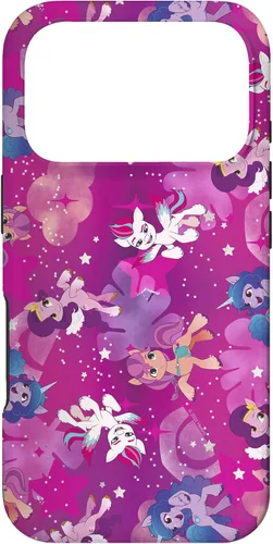 Vista 30 de My Little Pony: Una nueva generación Pink Group Pony Pattern V3 Funda para iPhone 17