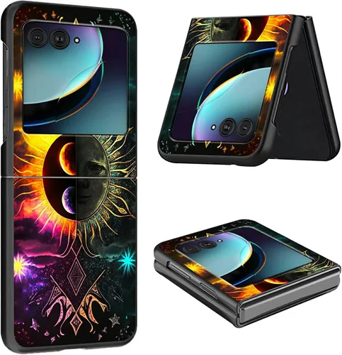 Vista 10 de Funda para Moto Razr Plus 2023 para Motorola Razr Plus Funda delgada y ligera de policarbonato duro a prueba de golpes Funda protectora para Audio