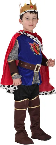 Vista 2 de Disfraz medieval de Noble Rey Lord Prince Halloween Cosplay Juego de rol