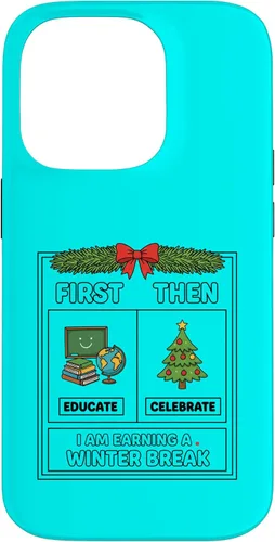 Vista 17 de Literary Teacher First Then Educate Celebrate I Am Earning Case for iPhone 17
