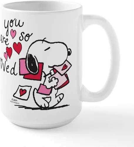 Vista 34 de CafePress SNOOPY Joe Cool - Taza de café de cerámica (15.0 fl oz)