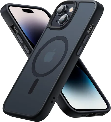 Vista 94 de Funda para iPhone 11, funda magnética con función atril [protección de grado militar] y [compatible con MagSafe], funda protectora delgada