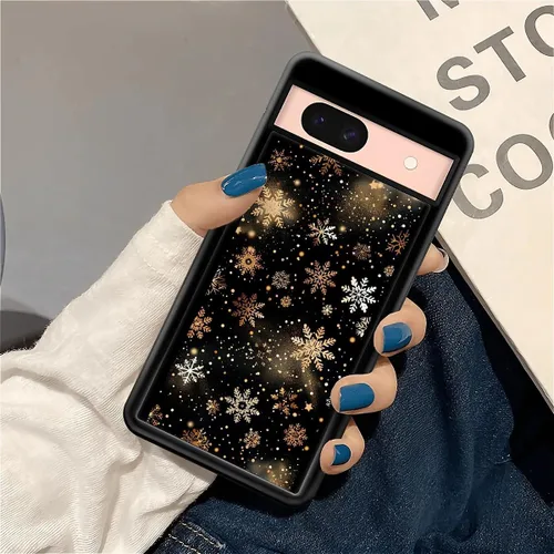 Vista 538 de Compatible con Google Pixel 4A 5G Mobile Case Creative Acrylic Panel trasero Silicona Protección Grip especialmente diseñado para Google Pixel 4A 5G