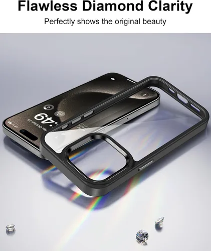 Vista 450 de HOOMIL Funda para iPhone 7 Plus/iPhone 8 Plus de 5.5 Pulgadas, sin amarillamiento, protección contra caídas, cubierta trasera dura transparente