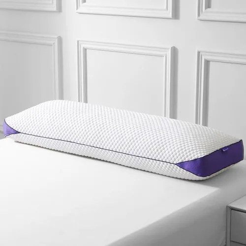 Vista 13 de HOMELAB Almohada ajustable de espuma viscoelástica triturada tamaño Queen, almohada de cama refrescante para dormir con funda extraíble, almohada