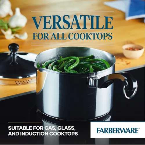 Vista 72 de Farberware Olla clásica de vapor hecha en acero inoxidable, 3 qt.
