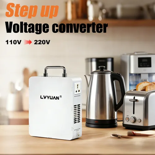 Vista 2 de LVYUAN Transformador elevador de 2000W 110/120V a 220/240V
