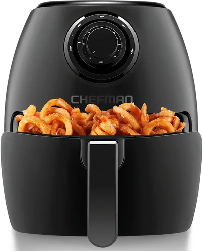 Vista 12 de Chefman Horno freidora de aire 5 en 1 de 12 cuartos de galón con temporizador digital, pantalla táctil y 12 ajustes preestablecidos, horno