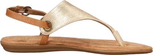 Vista 6 de Aerosoles Chanclas Conchlusion para mujer, dorado metálico, 7.5