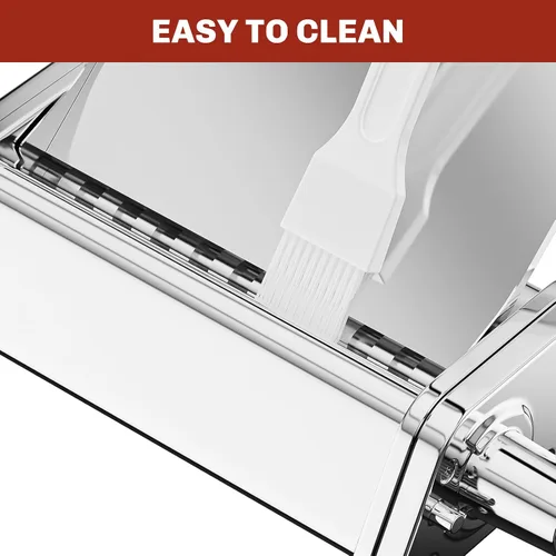 Vista 8 de Accesorio para hacer pasta para batidora de pie KitchenAid, accesorio para máquina de pasta KitchenAid con placa metálica desmontable, incluye