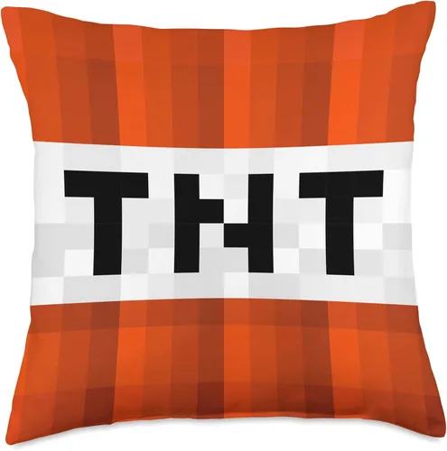 Vista 5 de Becca Throw Pillows Gaming TNT Dynamite - Funda decorativa cuadrada para niños, 16 x 16 pulgadas, multicolor