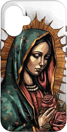 Vista 31 de Funda para iPhone 12 Pro Max Virgen De Guadalupe Católica Virgen De Guadalupe