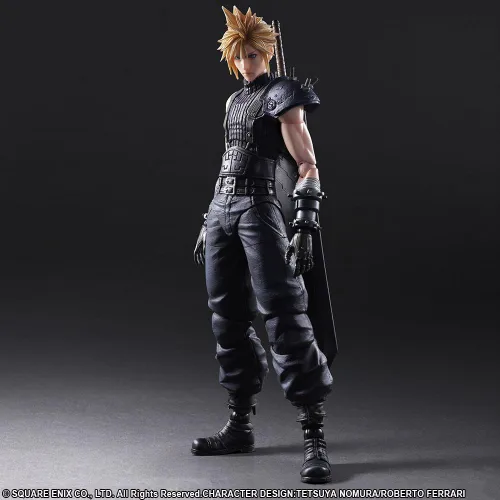 Vista 3 de FIgura de acción Final Fantasy VII Remake Cloud Strife Play Arts Kai