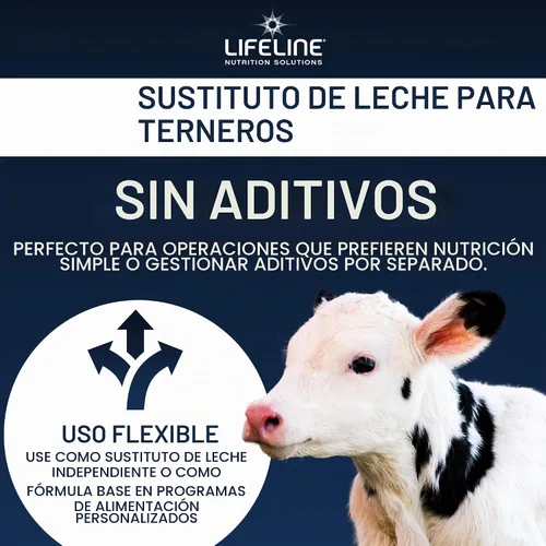 Vista 5 de ANNUSO Lifeline - Reemplazo de leche de ternero 20:20, bolsa de 25 libras