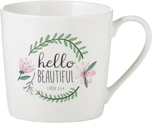 Vista 6 de Faithworks Creative Brands - Taza de café inspiradora de porcelana blanca, 14 onzas, Dear Lord Querido Señor