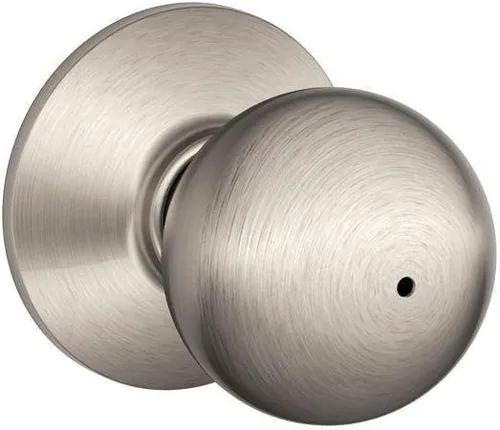 Vista 9 de SCHLAGE F10ORB609 Pomo de paso de órbita, latón antiguo