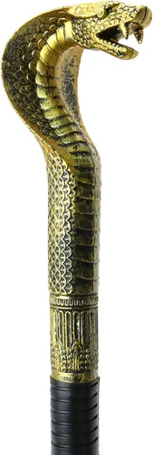 Vista 2 de Skeleteen King Cobra Pimp - Bastón de estilo egipcio o cetro para emperador - 1 accesorio de disfraz