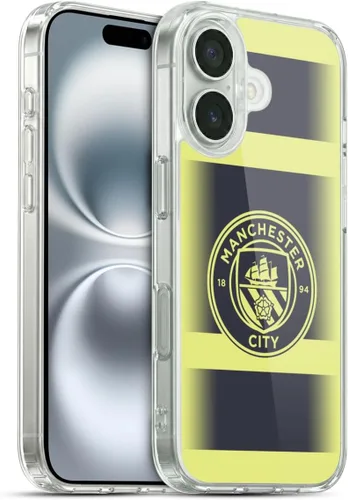 Vista 37 de Head Case Designs Funda de gel con licencia oficial del Manchester City Man City FC Away 2022/23 [protección de grado militar] compatible con Apple