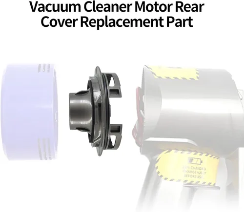 Vista 3 de Cubierta trasera del motor para Dyson V7 V8 Partes de repuesto de la cubierta trasera del motor de la aspiradora Accesorios (1 unidad)