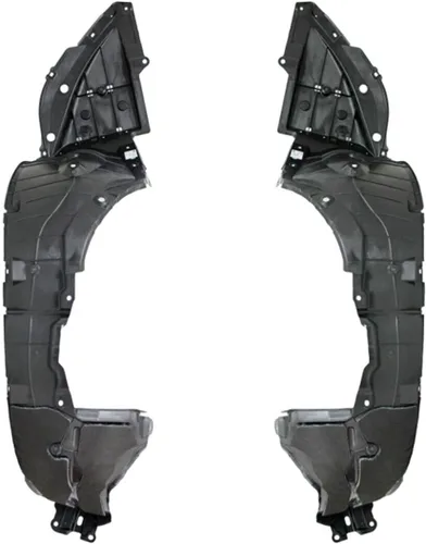 Vista 2 de Parts N Go Juego de protectores de guardabarros con clips para 2019-2021 Altima 2.5L delantero lado del conductor y pasajero izquierdo derecho