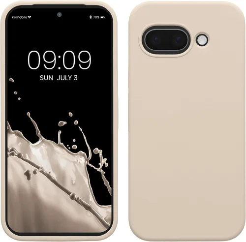 Vista 319 de kwmobile Funda Compatible con Google Pixel 6 Pro - Funda de Teléfono de Silicona TPU con Acabado Suave - Azul Caribe