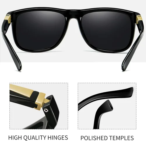 Vista 4 de Joopin Sunglasses for Men Women Fashion Unisex Polarized UV Protection Sun Glasses Retro Mens Driving Square Shades