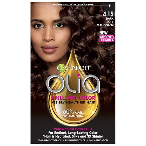 Vista 26 de Garnier Olia Tinte de cabello sin amoníaco [5.60] rojo granate medio, 1 unidad 5.6 Rojo granate medio