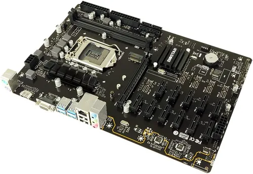 Vista 3 de TB360-BTC PRO 2.0 Core i7/i5/i3 (Intel 8ª y 9ª generación) LGA1151 Intel B360 DDR4 12 GPU Mining Motherboard Modelo actualizado