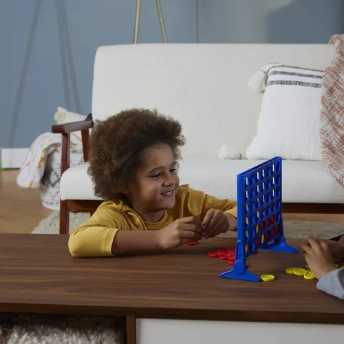 Vista 10 de Connect 4 Hasbro Gaming Classic Grid, juego 4 en fila, juegos de mesa de estrategia para niños, 2 jugadores para familia y niños, regalos de Pascua