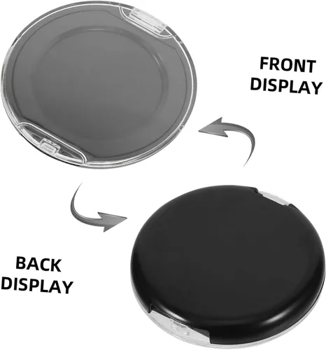 Vista 3 de Uonlytech Almohadilla de tinta de huellas dactilares, sello de huellas dactilares negro para oficina en casa, fórmula de secado rápido