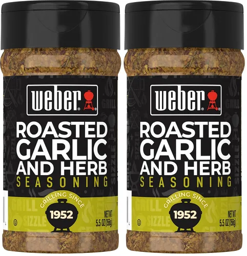Vista 12 de Weber Set de condimentos Ultimate Grilling con ajo asado y hierbas, Kick'n Chicken, Gourmet Burger y condimentos Chicago Steak