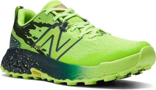 Vista 4 de New Balance Tenis de correr Fresh Foam X Hierro V7 para mujer, Pixel VerdeÍndigo Natural