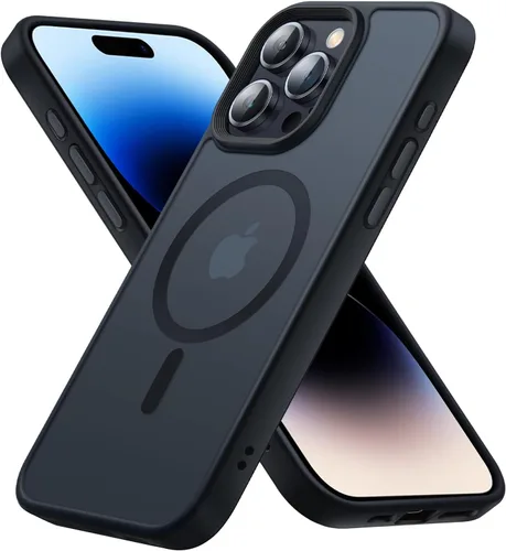 Vista 96 de Funda para iPhone 11, funda magnética con función atril [protección de grado militar] y [compatible con MagSafe], funda protectora delgada