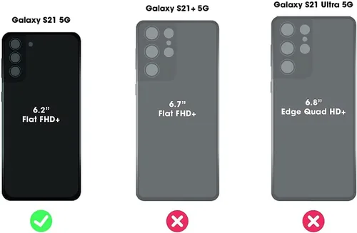 Vista 2 de OtterBox Defender Series - Funda resistente y funda con clip para cinturón para Samsung Galaxy S21 5G (solamente), embalaje al por menor, color rosa