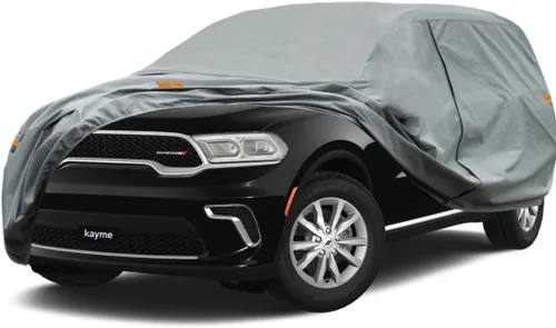 Vista 170 de Kayme Funda de Coche de Servicio Pesado Impermeable para Todo Tipo de Clima, Ajuste Personalizado para Tesla Model S, Cubierta Exterior Completa