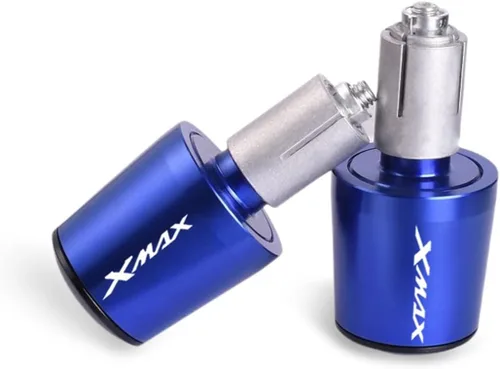 Vista 9 de for XMAX300 XMAX400 Xmax X-MAX 125 250 300 400 CNC Motorcycle Accessories 22MM Handlebar Grips Handle Bar Cap End Plugs (Color : Black)