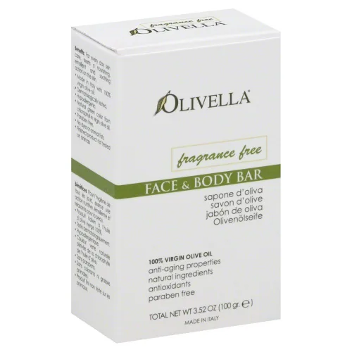 Vista 3 de Jabón en barra 100% aceite de oliva virgen sin fragancia Olivella 3.5 oz Bar Soap